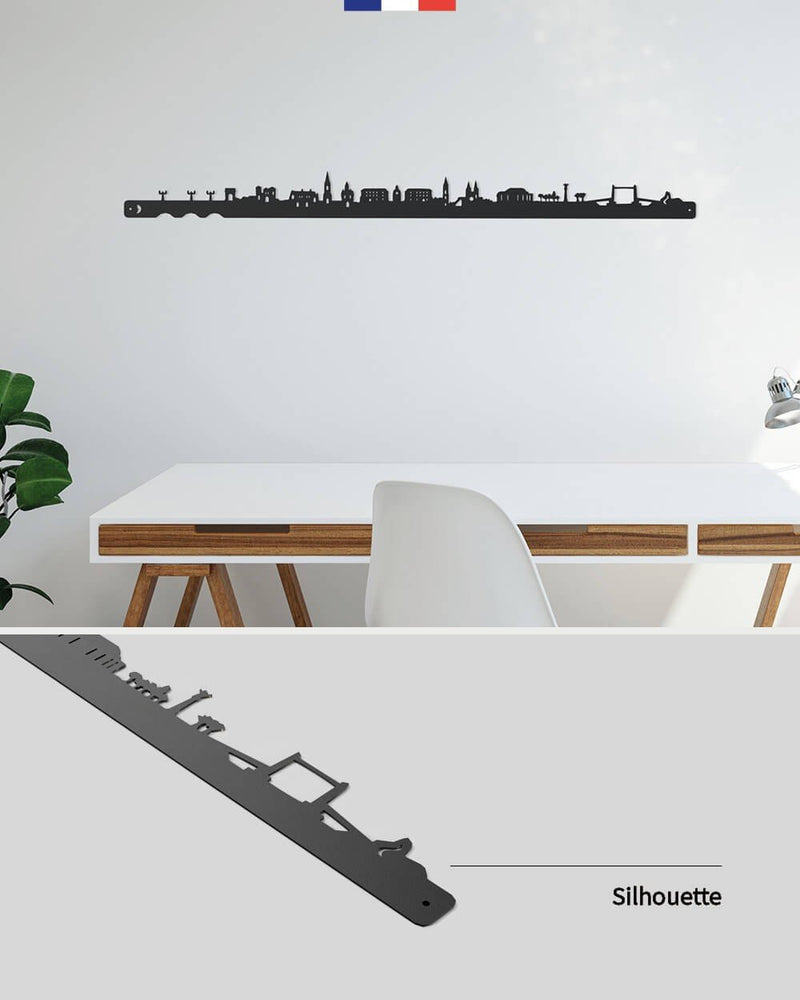 Skyline Bordeaux métallique