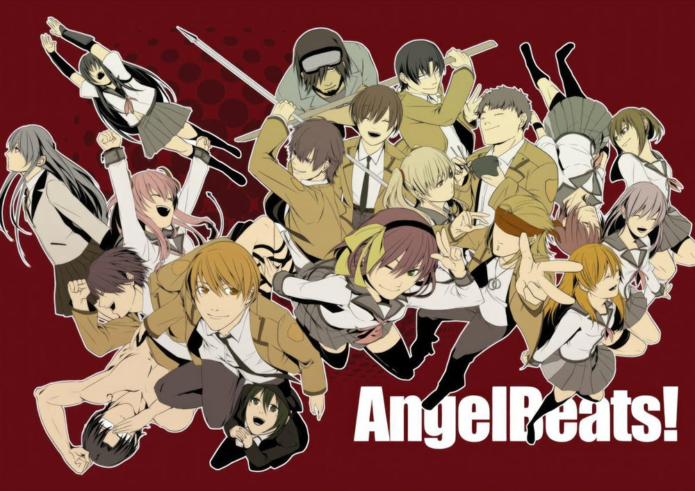 Tableau Angel Beats Personnages En Action - base image