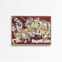 Tableau Angel Beats Personnages En Action - front wood