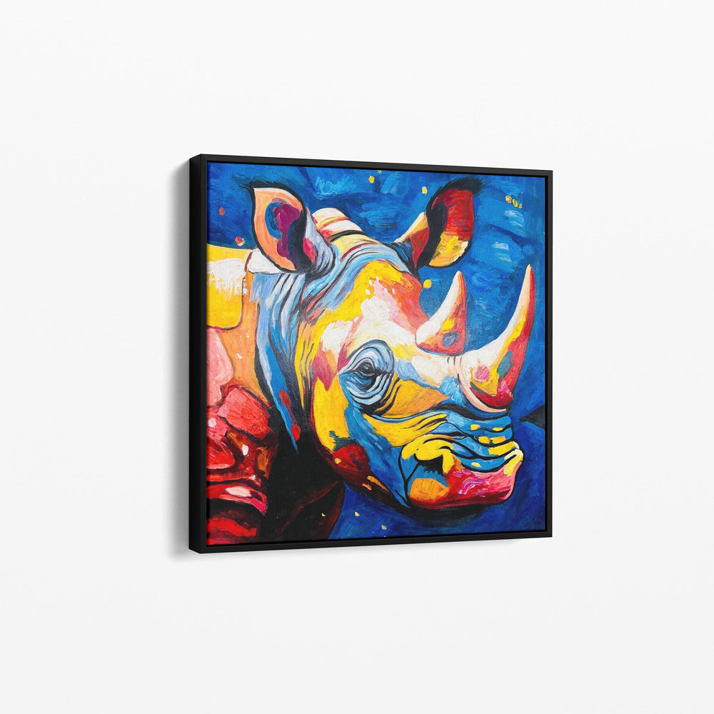 Tableau Moderne Rhinocéros Puissant