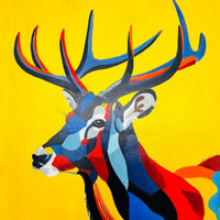 Tableau Original Cerf Majestueux