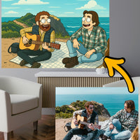 Tableau personnalisé Rick et Morty