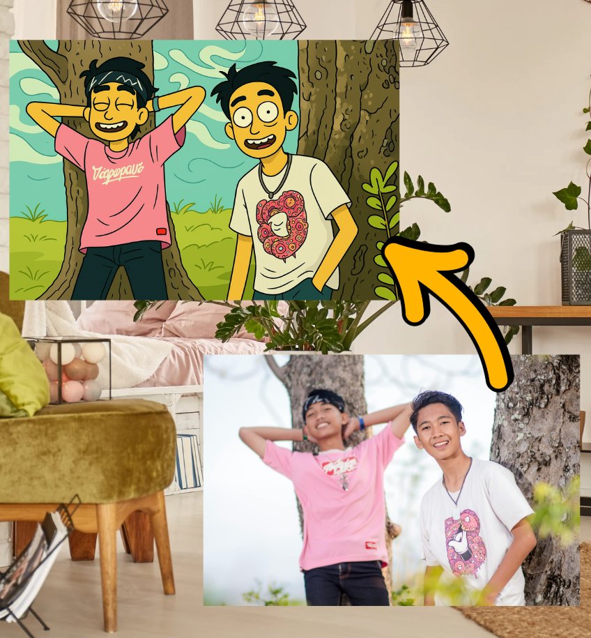 Tableau personnalisé Rick et Morty