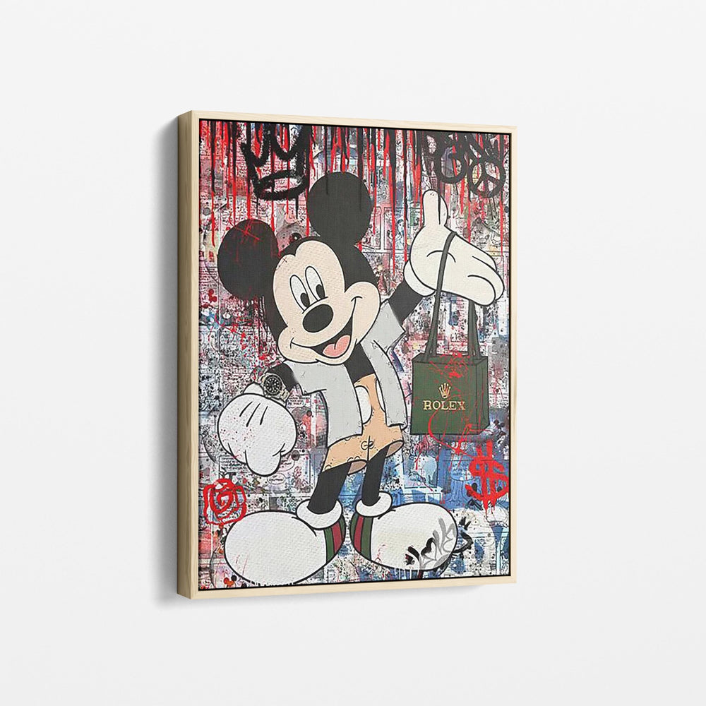 Tableau Pop Art "Mickey de Luxe"