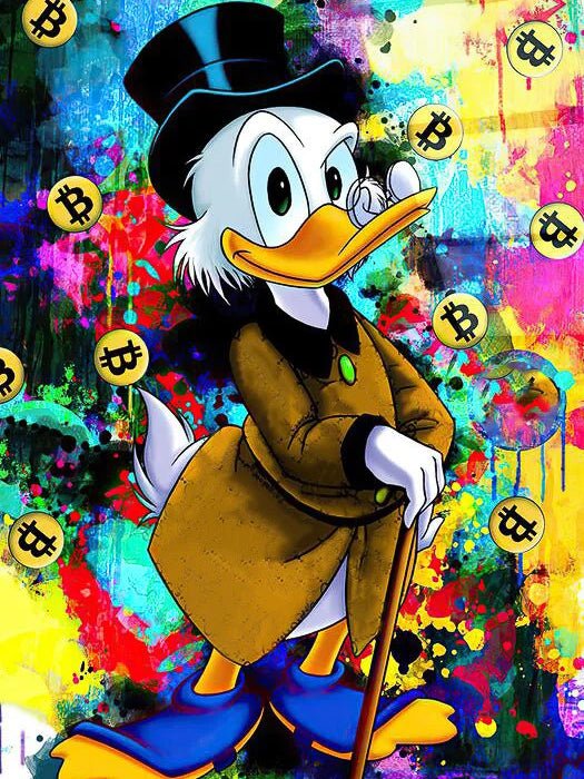 Tableau Pop Art Richesse Digitale décoration murale moderne