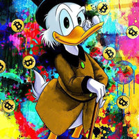 Tableau Pop Art Richesse Digitale décoration murale moderne