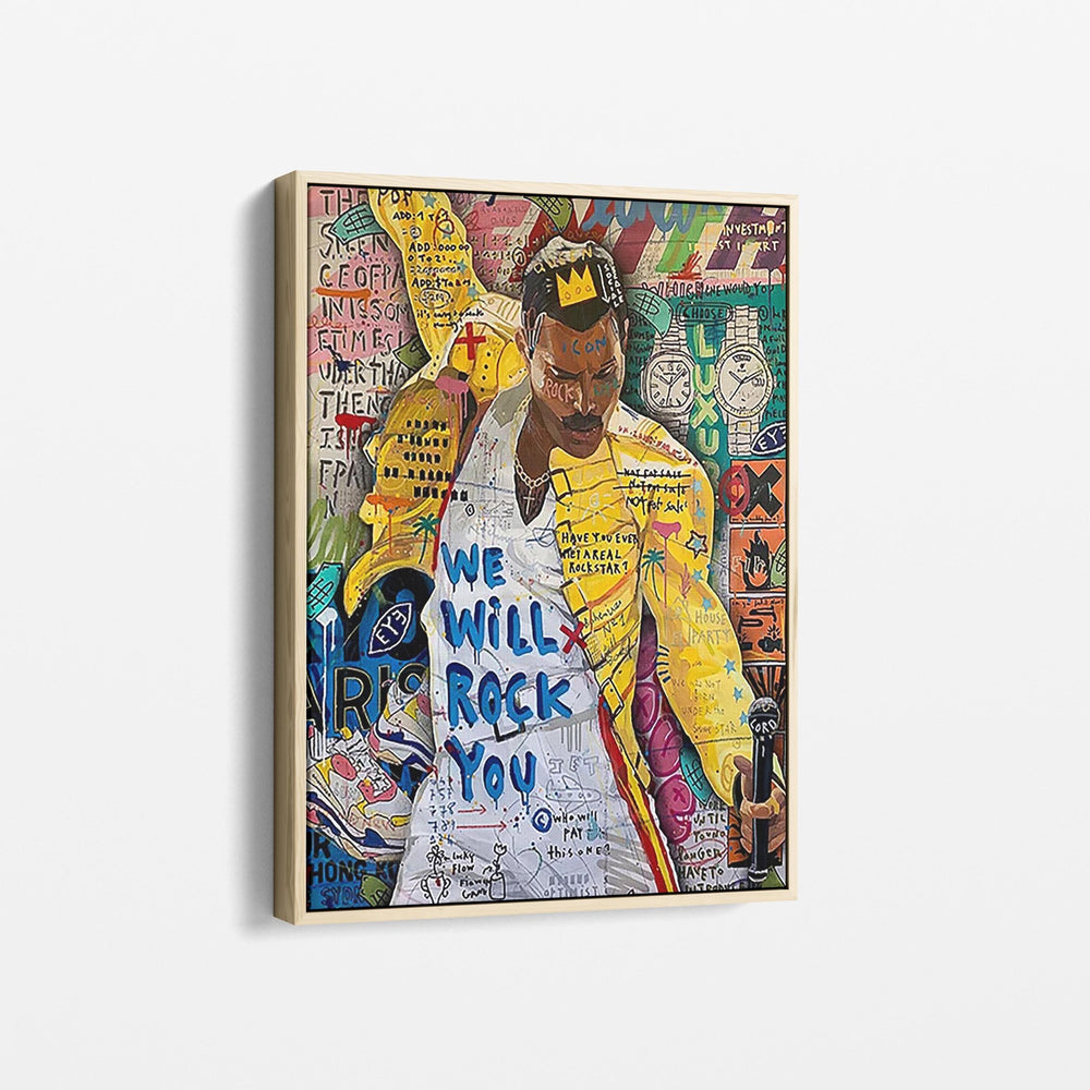 Tableau Pop Art "Rockstar Légendaire"