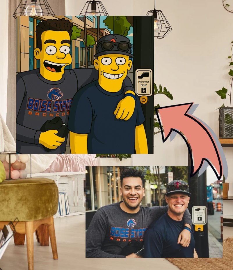 Tableau portrait Simpson