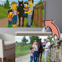 Tableau portrait Simpson