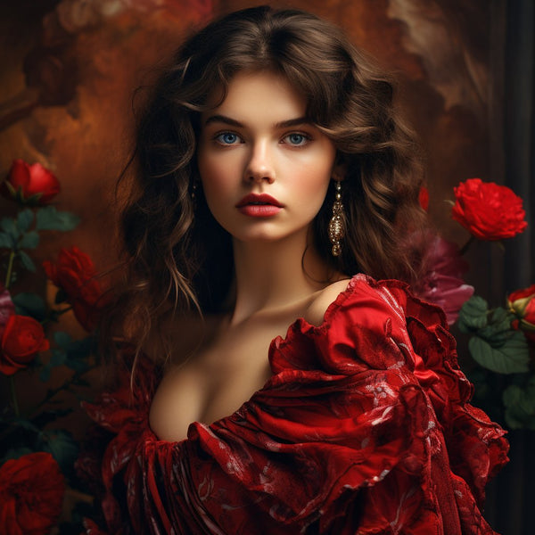 Timeless Glamour Preserved in Fashion-Canvas-artwall-Artwall