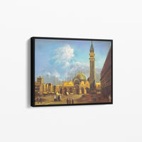 Venise : Place Saint-Marc avec la Basilique et le Campanile par Canaletto - Reproduction Artistique à l'Huile