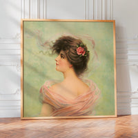 L'impression présentée en poster, sans encadrement, sur un mur neutre.
