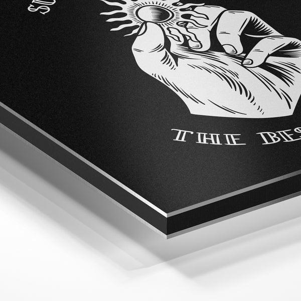 Sunshine is the Best Medicine - Line Art — Aluminium Dibond
