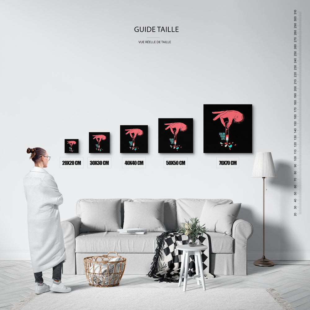 Le tableau, vue guide_taille.