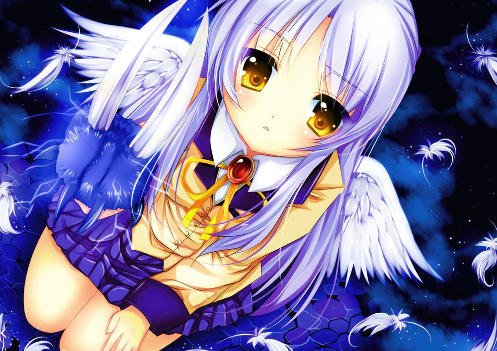 Tableau Angel Beats Ange Aux Plumes