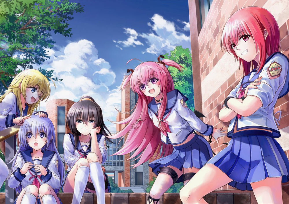 tableau-angel-beats-camaraderie-ensoleillee-lyceenne_1 base_image none