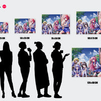 Tableau Angel Beats Camaraderie Ensoleillee Lyceenne