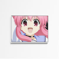 tableau-angel-beats-fille-souriante-rose_2 front white