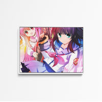 Tableau Angel Beats Filles Armees Sourire