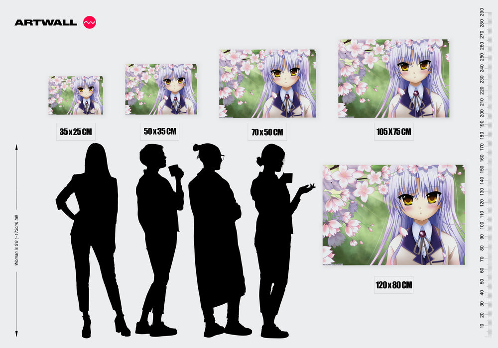 Tableau Angel Beats Fleur Et Tristesse