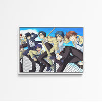 Tableau Angel Beats Groupe Sur Grillage