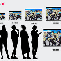 Tableau Angel Beats Groupe Sur Grillage