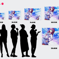 Tableau Angel Beats Jeunes Filles Etoilees