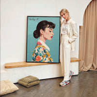 Tableau Hepburn Elegante