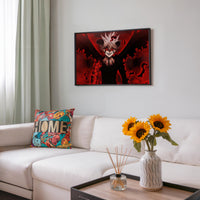 Tableau Black Clover Demon Au Rire