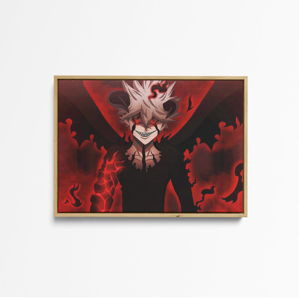 Tableau Black Clover Demon Au Rire