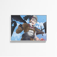 Tableau Black Clover Guerrier Determine Volant