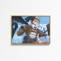 Tableau Black Clover Guerrier Determine Volant