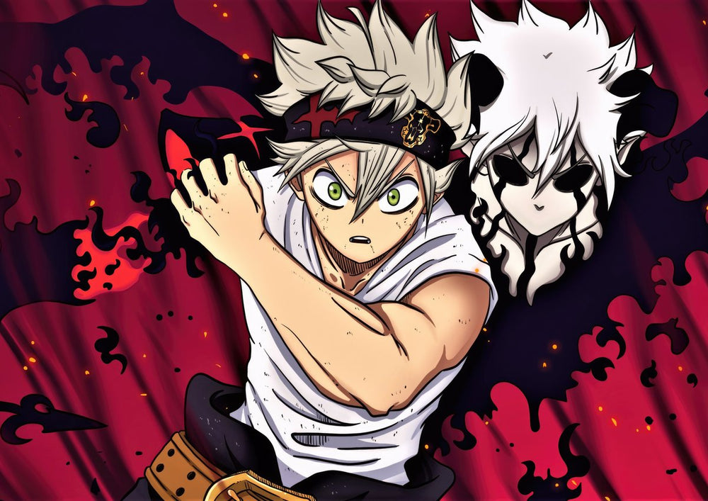 Tableau Black Clover Guerrier Et Ombre