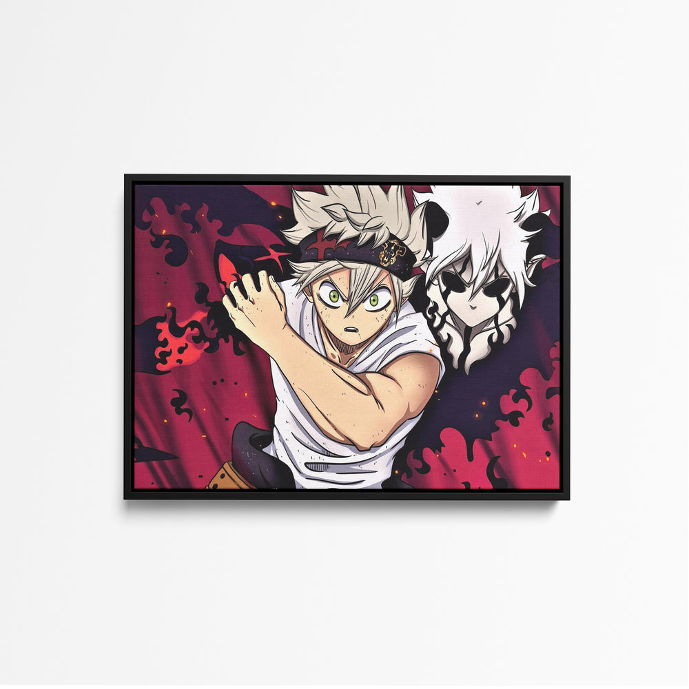 Tableau Black Clover Guerrier Et Ombre