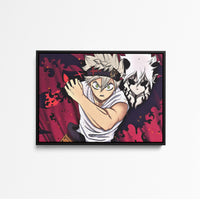 Tableau Black Clover Guerrier Et Ombre