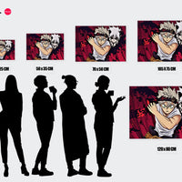 Tableau Black Clover Guerrier Et Ombre