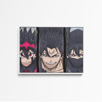 Tableau Black Clover Personnages Determines Confrontation