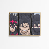 Tableau Black Clover Personnages Determines Confrontation