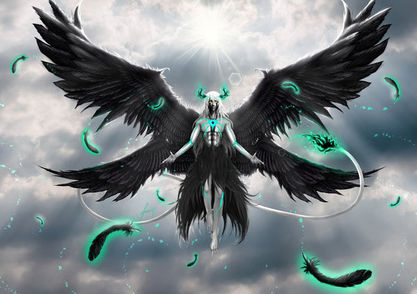 Tableau Bleach Ange Aile Sombre