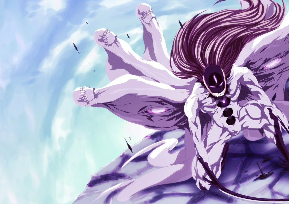 Tableau Bleach Creature Multibras Sombre