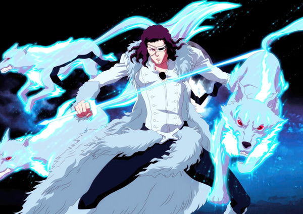 Tableau Bleach Guerrier Avec Loups