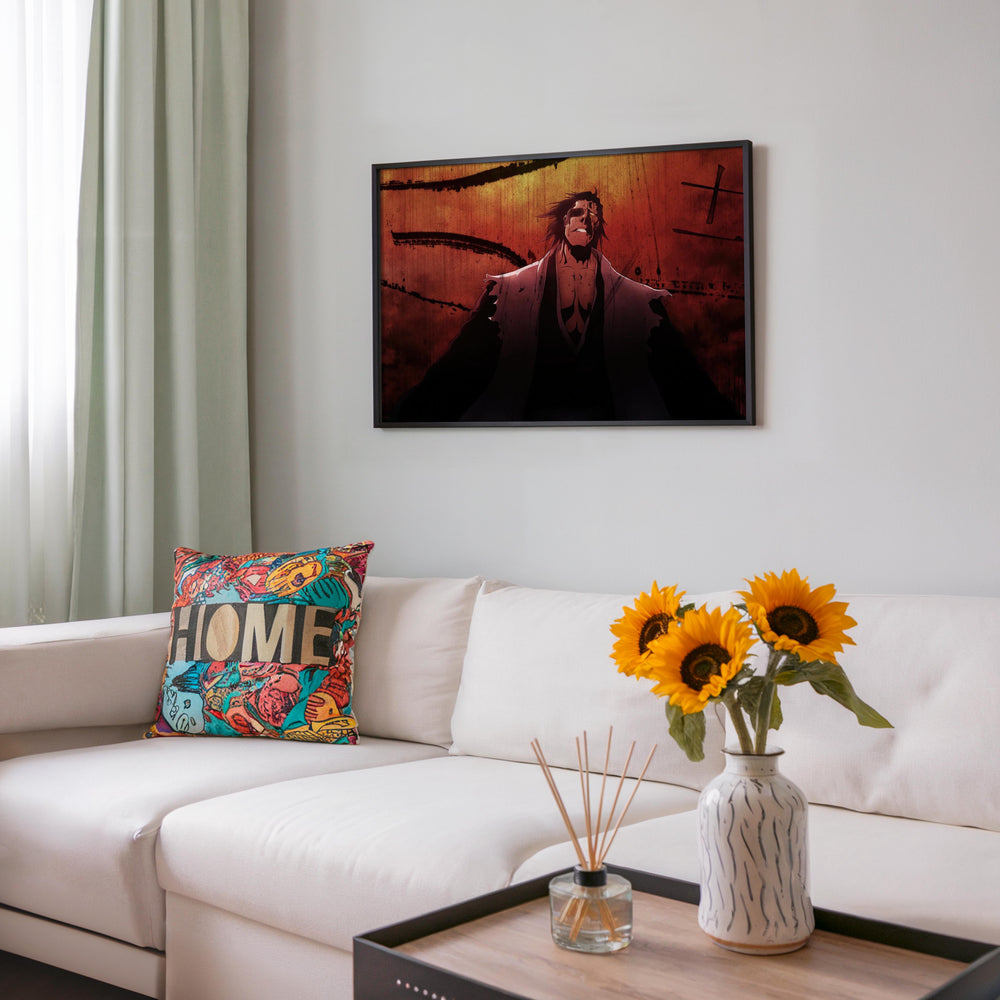 Tableau Bleach Guerrier Determine Sombre