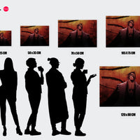 Tableau Bleach Guerrier Determine Sombre