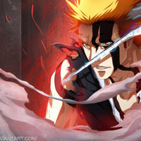 Tableau Bleach Guerrier Energique Combat