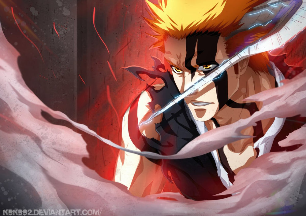 Tableau Bleach Guerrier Energique Combat