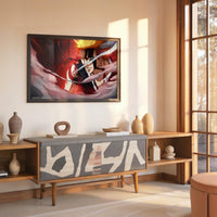 Tableau Bleach Guerrier Energique Combat