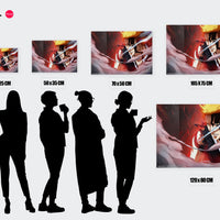 Tableau Bleach Guerrier Energique Combat