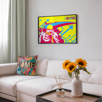 Tableau Bleach Guerrier Energique Flamboyant