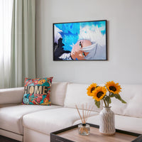 Tableau Bleach Guerrier Gele Celeste