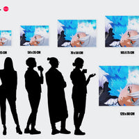 Tableau Bleach Guerrier Gele Celeste